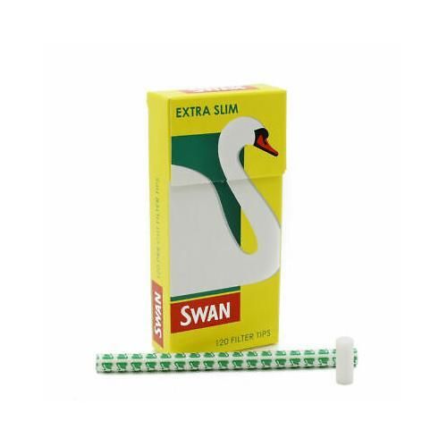 Swan Extra Slim Pre Cut Cigarette Filter Tips Packs Of 1 5 10 x 120 Box Free P&P — image 1