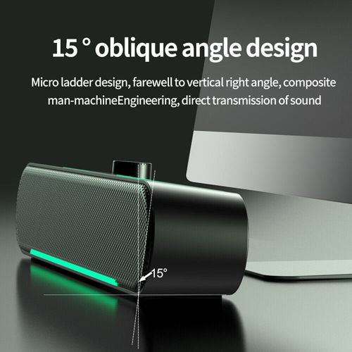 LED Wired Sound Bar Stereo Gaming Speakers USB For TV Computer PC Tablets Laptop — image 5