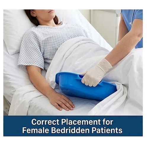 Unisex Bed Pan Elderly Disabled Bedridden Patients Spill Resistant Toilet Urinal — image 10