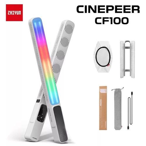 Zhiyun CF100 Combo 100W RGB LED Video Light Stick with Barn Doors Diffuser Kit