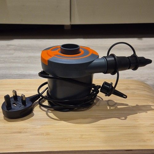 Bestway Sidewinder AC Electric Air Pump 220-240V Grey/Orange MPN 62139