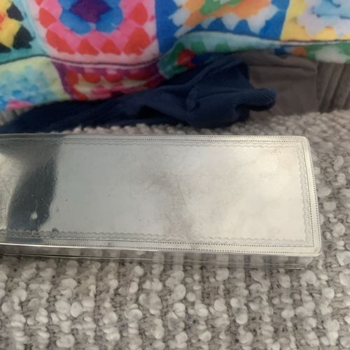 Large George III Scottish Solid Silver Jewel Box - Edinburgh 1818 150 Grams  — image 3