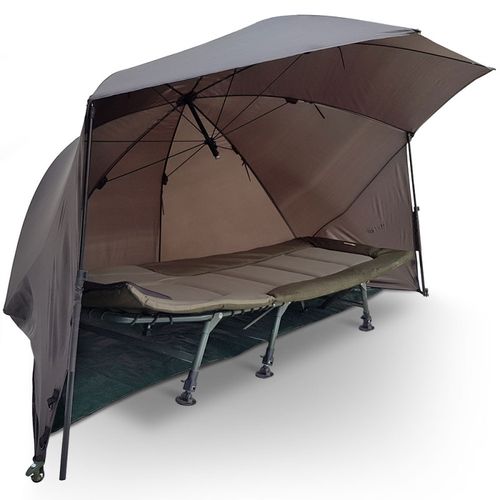 NGT 60" Shelter Brolly Umbrella System Carp Fishing Shelter With Groundsheet Peg — image 5