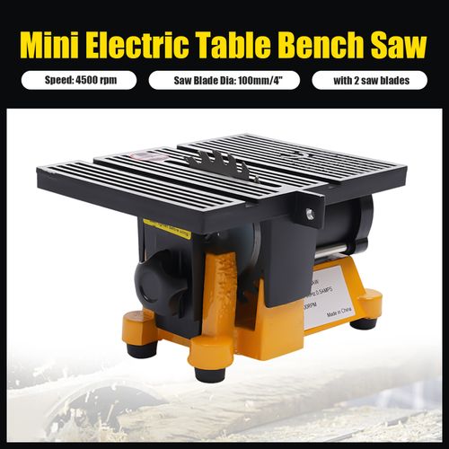 Table Saw 4" Multifunction Bench Saw Lightweight DIY Model Cutting Tool Cut Saw — image 1