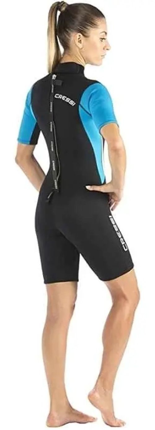 Med X Lady Wetsuit | CRESSI WETSUITS SHORTY 2.5 MM Size MEDIUM — image 4