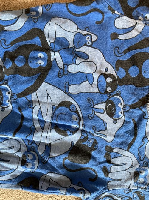 Next Boys 12-18M Blue Monkey Sweatshirt — image 2