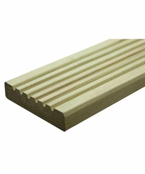 SALE - Timber Decking Boards - 120 x 28mm  - Tanalised Pressure Treated - Garden