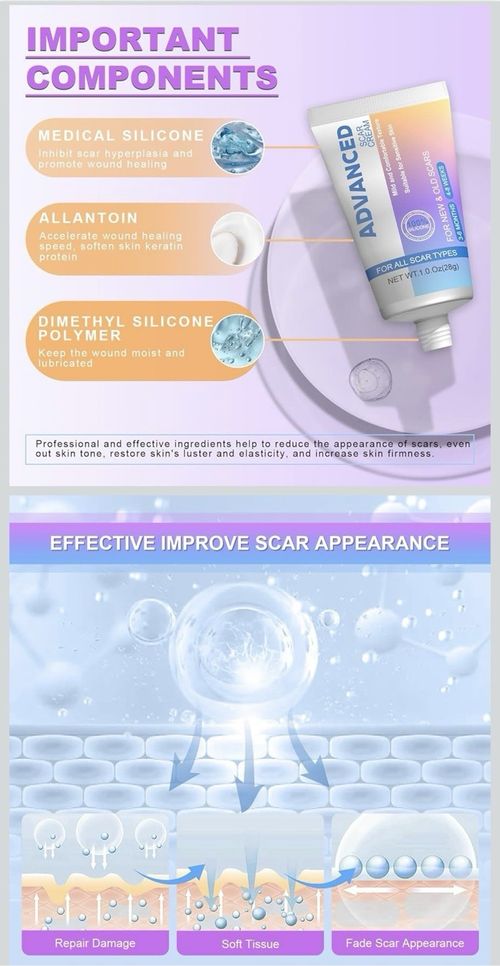 Scar Cream Collagen Production Cell Renewal, Advanced Silicon (2 Pack)