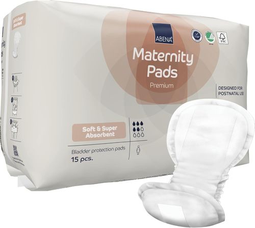 Postpartum Maternity Pads - 15PK, Breathable & Unscented for Ultimate Comfort — image 3
