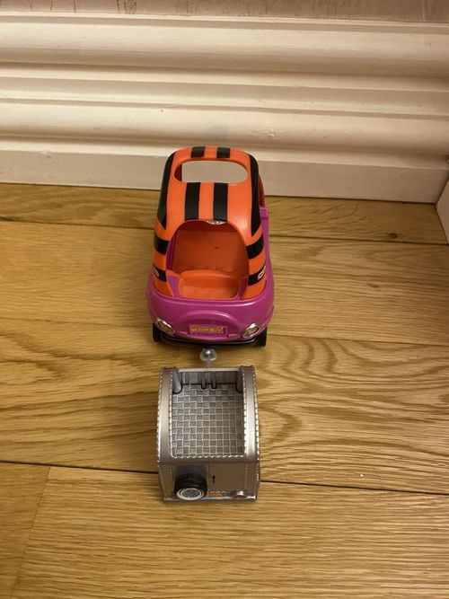 LOL Surprise Doll Little Tikes Cozy Coupe Pink Flame Car with Trailer 3SP1CY MGA — image 8