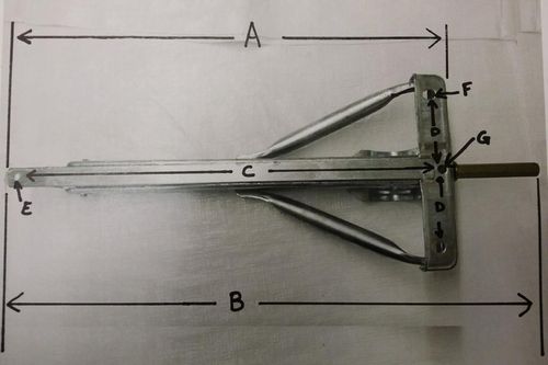 Corner Steady Jack Legs 29" X2 with Winding Handle (Galvanised Caravan Brace) — image 13