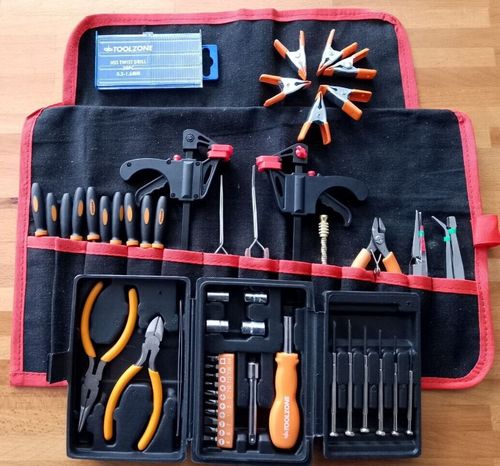74pc Model Scenery Making Tool Kit Set For Airfix Hornby Hobby Modellers New — image 4