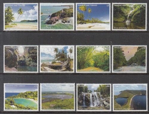 2021 Trinidad & Tobago Definitives Views Lighthouse complete set of 12 MNH