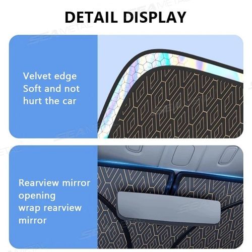 5-Layer Car Windshield Sun Shade Cover Foldable Thicken Front Window UV — image 6