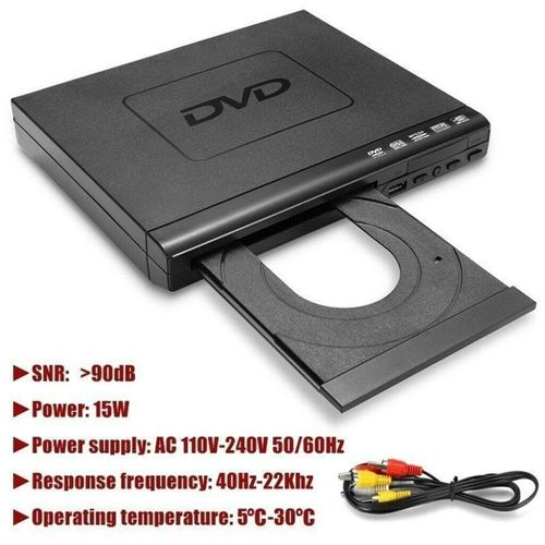 2025 DVD Player All Region Free DVD CD Disc Player AV Output USB Remote Control — image 12