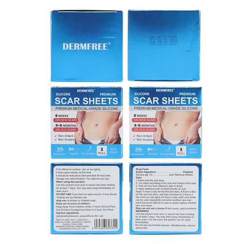 150cm Silicone Scar Tape Scar Sheets Tape Roll For Sensitive Skin Face Wrinkle — image 17