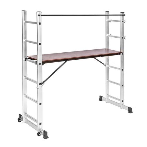 Scaffolding Ladder Work Platform 3 IN 1 Combination Multi-purpose Aluminium Step — image 2