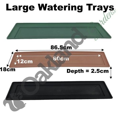 Watering Trays Plant Pot Drip Saucer Windowsill Seed Tray Planter Window Box