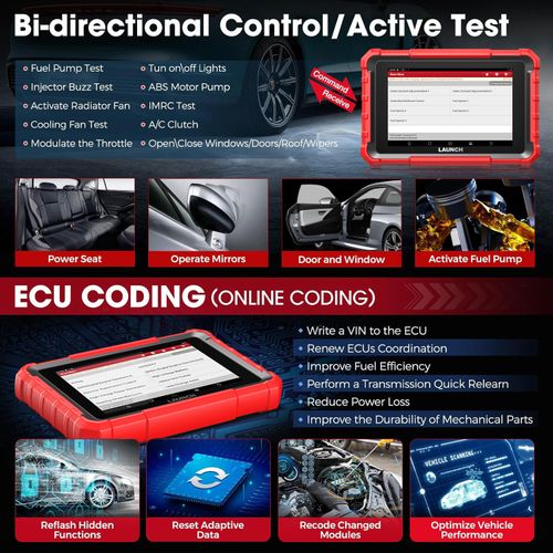 2026 LAUNCH X431 PRO ELITE V+ PRO5 Car OBD2 Scanner Diagnostic Tools ECU Coding — image 5