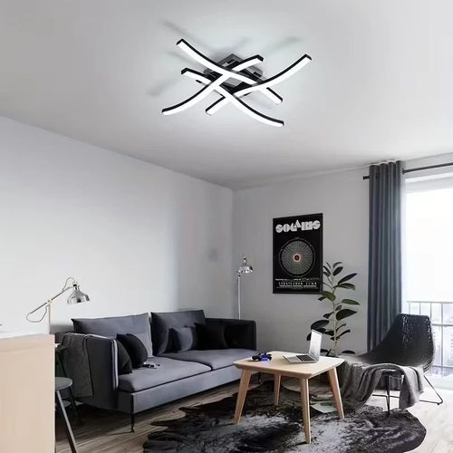 Dimmable LED Ceiling Light with Remote Control Curved Ceiling Lights Fixture LED — image 9