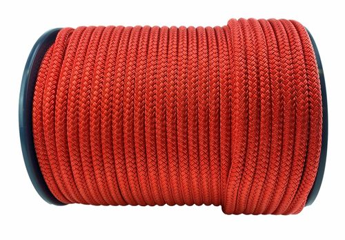 Red Quality Double Braid on Braid Polyester Mooring Yacht Marine Rope — image 3