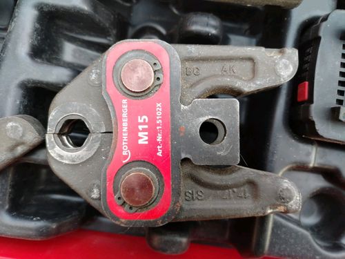 Rothenberger Romax 15mm compact press jaws M15 — image 1