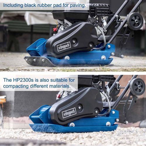 Scheppach HP2300S Wacker Plate Compactor Petrol 5.6hp 13kN 30cm Compaction Depth — image 6