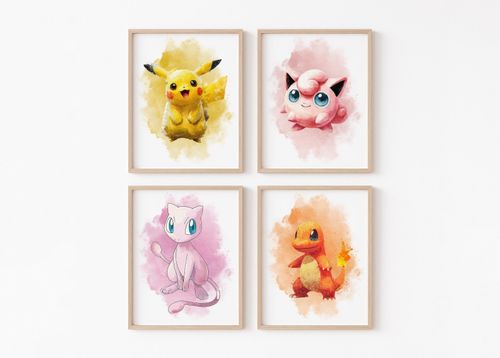 Pokémon Wall Art Prints, Boys Bedroom Posters, Kids Gaming Room Prints, Gaming — image 17