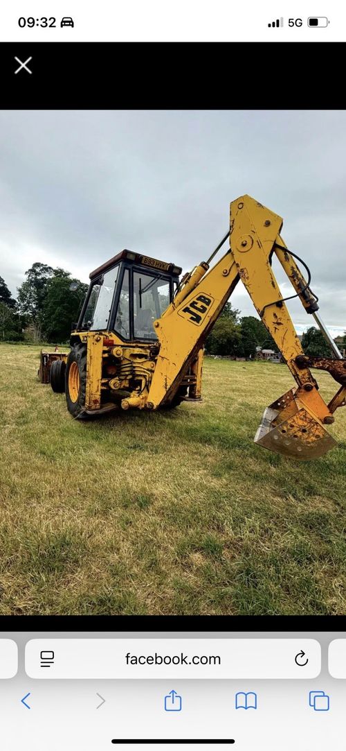 JCB 3CX Backhoe Loader Digger Yellow Construction Machine Tools Item Type — image 6
