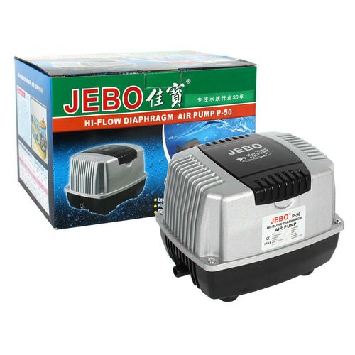 Jebo Low Noise Pond Air Pump High Flow Rate Koi Oxygenator Filter Compressor — image 2