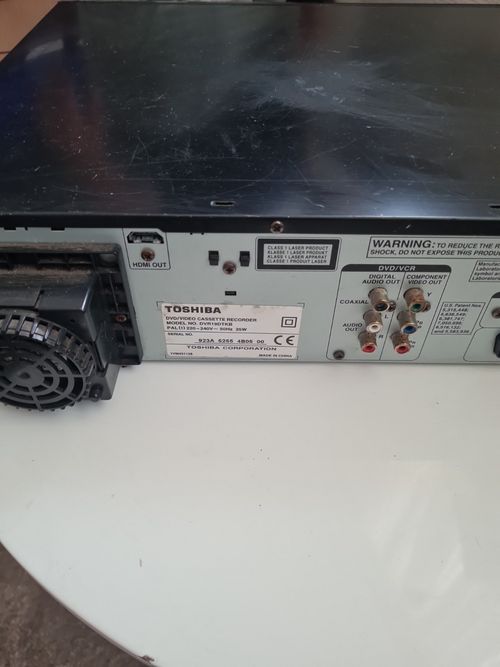 Toshiba DVR19DTKB DVD Video Cassette Recorder Combo VHS VCR HDMI Faulty Parts — image 4