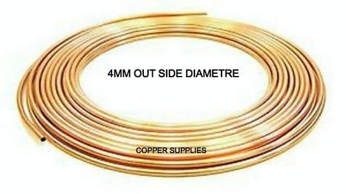 copper micro bore pipe/tube4mm/6mm/8mm/10mm plumbing/lpg oil/brass compression