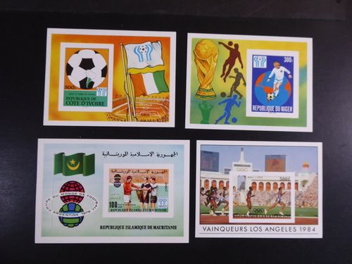 Football I, top collection unc. Series (22) & Special Blocks (101), **/MNH — image 3