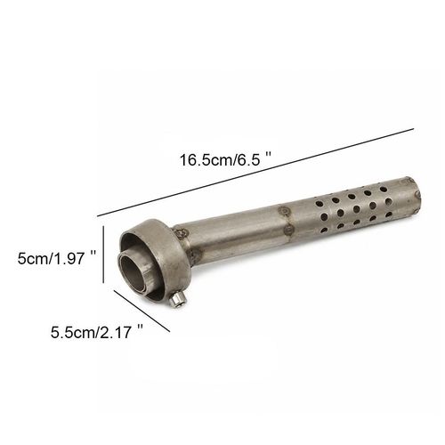 Motorcycle 48mm DB Killer Silencer Angled Exhaust Muffler Insert Baffle Can Bend — image 3