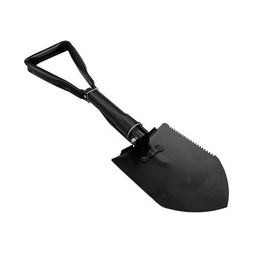 Multi Purpose Folding Shovel + Bag Survival spade camping hiking 4 x 4