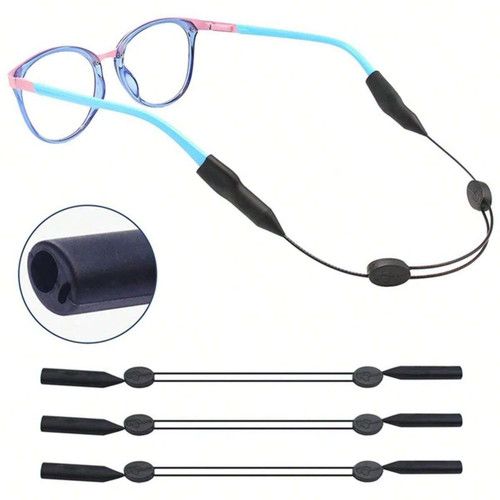 Glasses Cord Strap Neck Reading Glass Lanyards Adjustable Strap Silicone Grip UK