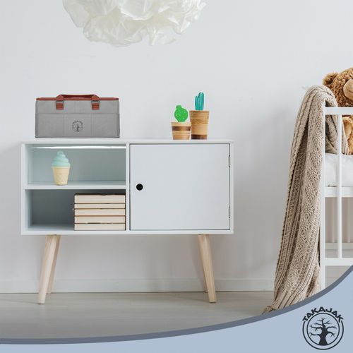 Baby Diaper Caddy Organiser - Portable Nappy Wipes Tote with Change Mat AU — image 5