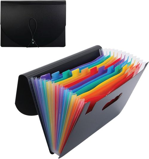 A4 13 Pocket Expanding File Document Organiser Paper Storage Wallet Folder — image 3