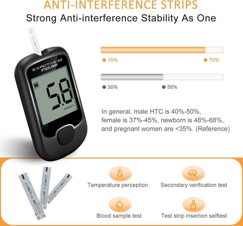 Blood Glucose Sugar Monitor Diabetes Testing Kit +50 Test Strips +50 Lancets — image 5