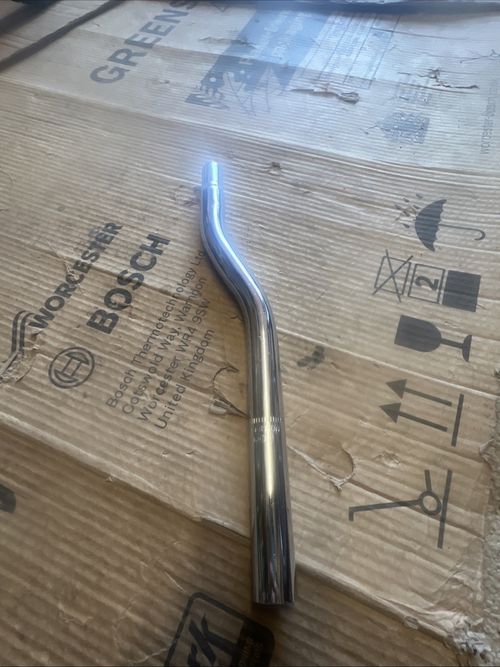 Old School BMX  Bent Seat Post 25.4 mm — image 1