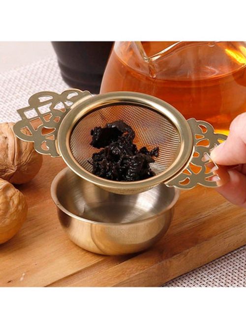 1pc stainless Steel Tea Infuser Filter Loose Leaf Tea Strainer for Teapot Mug