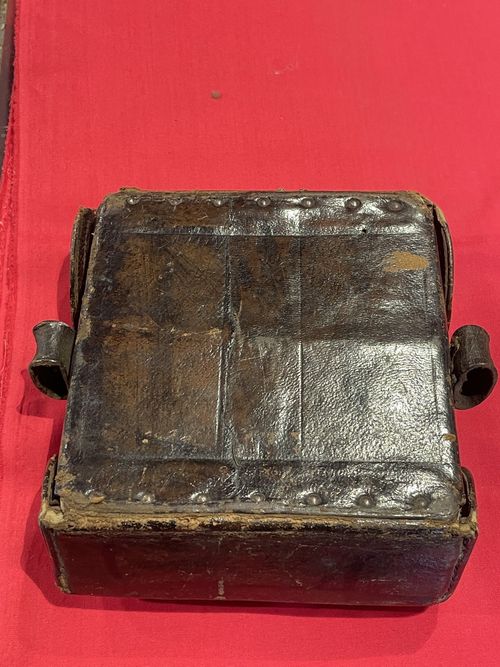 Antique Victorian Leather cartridge case — image 8