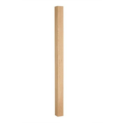 Square Newel Post Oak Square Stair Post 1500mm x 90mm x 90mm Select full or half