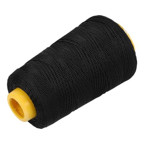 Black Nylon Thread for Sewing Strong Fade Resistant Thread for Crafting Repairs
