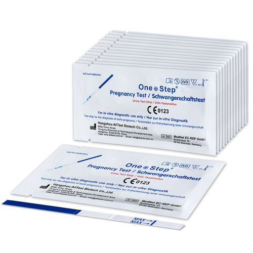 Pregnancy Test Strips Ultra Sensitive 10mIU Home Urine Testing Kits ONE STEP — image 1