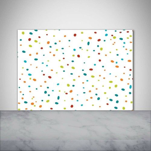 Tulup Kitchen Glass Splashback 100x70 Colorful dots
