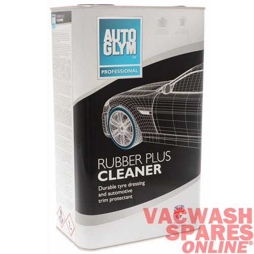 AUTOGLYM RUBBER PLUS CLEANER 5LITRE - PROFESSIONAL - BRUSH ON TYRE HIGH SHINE — image 1