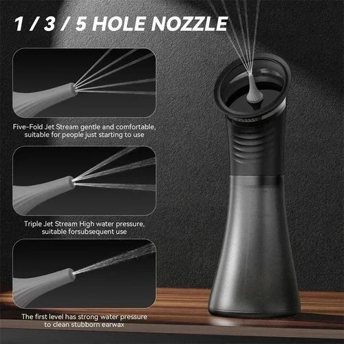 Electric Ear Wax Removal System Water Irrigation Cleaner 3 Pressure Settings — image 3