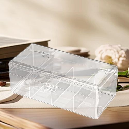 Trading Card Storage Box Acrylic Card Storage Case with — image 1