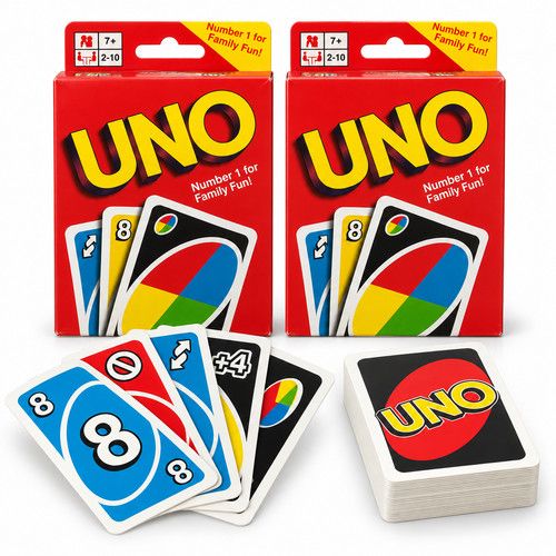 UNO Card Game Single 2 Pack Buy 2 Get 1 Free Family Kids Adults Party Gift Fun